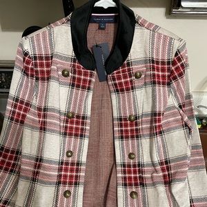 Very cute band jacket shirt by Tommy Hilfiger.  New with tags.